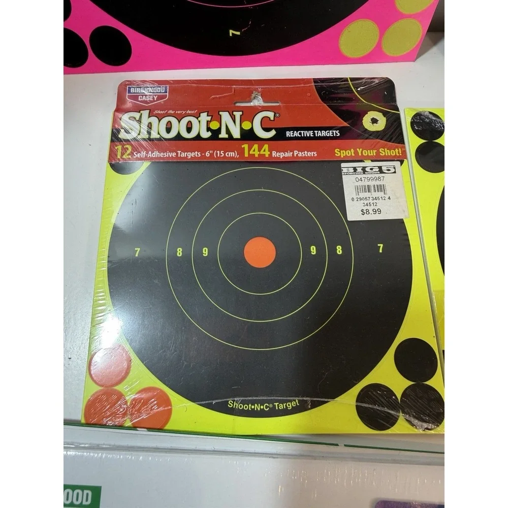 Birchwood Casey Shoot-N-C & Dirty Bird Sports Target Variety Lot, 144pc